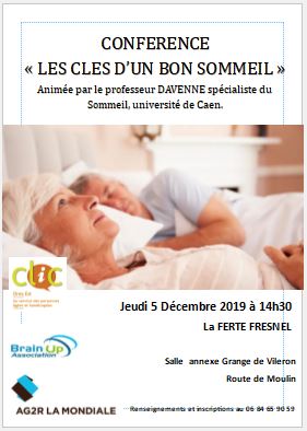 CONFÉRENCE SOMMEIL