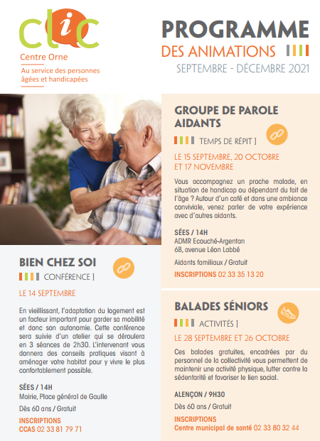 Programme des animations